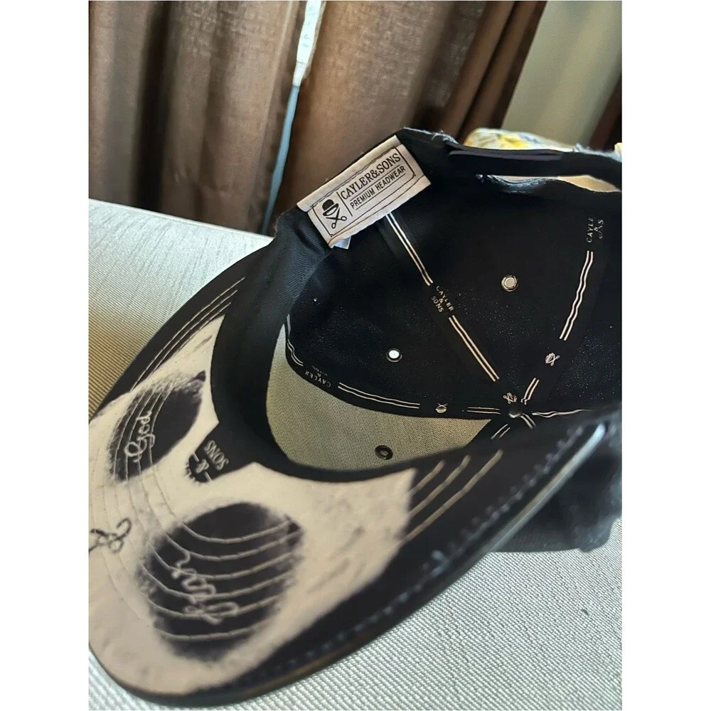 Yeezy Black Hat with White Embroidered Logo